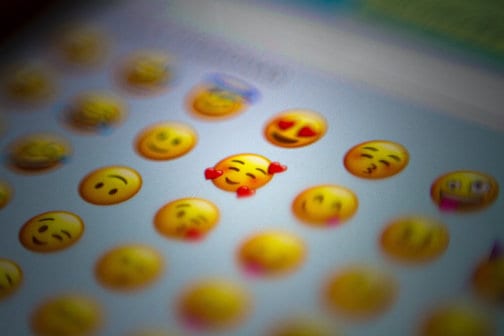 A menu of emojis to highlight emotions through therapy / counselling